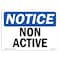 Signmission OSHA Notice, 3.5" Height, Non Active Sign, 5" X 3.5", Landscape OS-NS-D-35-L-15047 - alternate 1